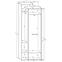 Schrank Rio 72cm Eiche Craft Weiß/Golden,2
