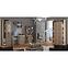 Schrank Rio 72cm Eiche Craft Weiß/Golden,4