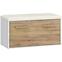 Schuhschrank Rio 84cm Eiche Craft Weiß/Golden