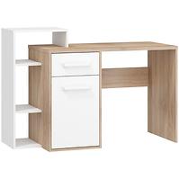 Schreibtisch Rio 127cm Eiche Sonoma/Weiß L
