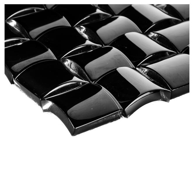 Mosaik 3d Black 78516 25,6x25,6x0,8-1,2