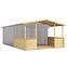 Gartenhaus Rannik + Terrasse 416x667cm,2