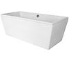Freistehende Badewanne VERA 180/80 weiß + klik-klak