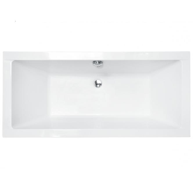 Freistehende Badewanne VERA 180/80 weiß + klik-klak,2
