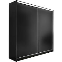 Schrank Edyta 200cm Schwarz