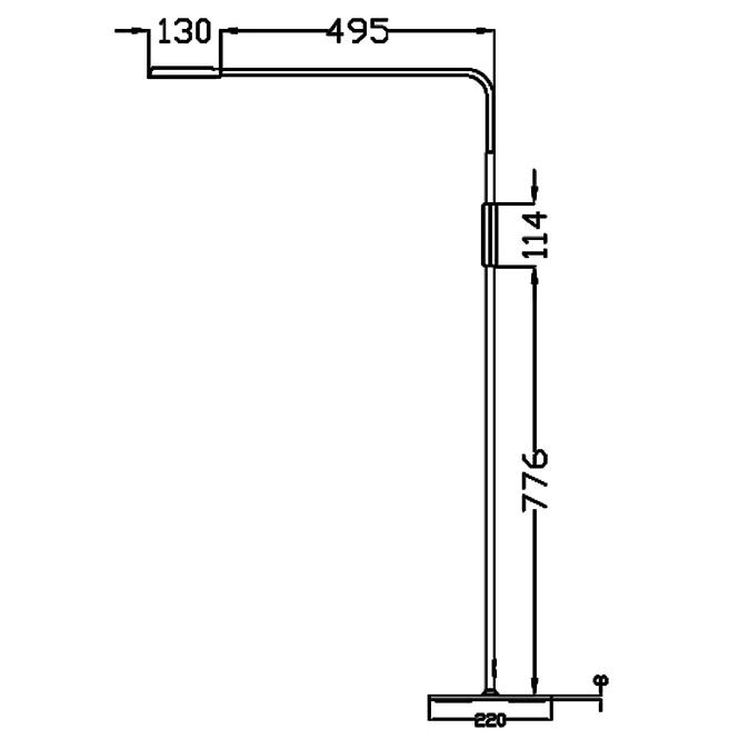 Stehlampe U19B LED LP1