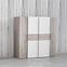 Schrank Kalixtus 200cm 4D Sandeiche / Weiß,2
