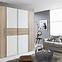 Schrank Kalixtus 200cm 4D Eiche Sonoma/ Weiß,4