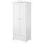 Schrank Luna 85cm 2D Weiß / Pink