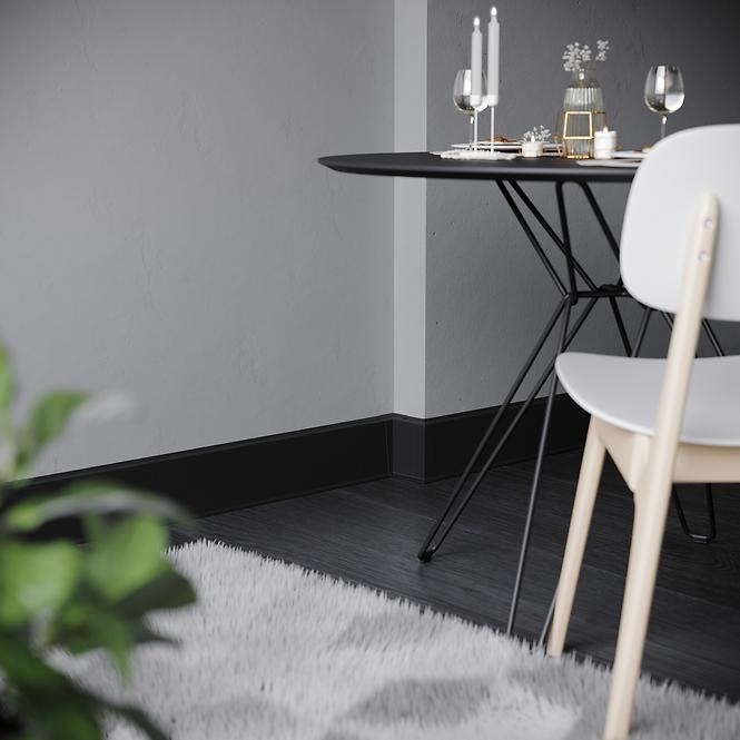 Sockelleiste Hi-Line Prestige 90 Schwarz