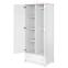 Schrank Luna 85cm 2D Weiß / Pink LN-12,2
