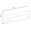 Tv Tisch Luna 120cm Weiß / Pink,2