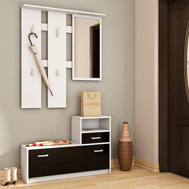 Hängende Wand mit Schuhschränken Luna Craft Tobacco / Zl