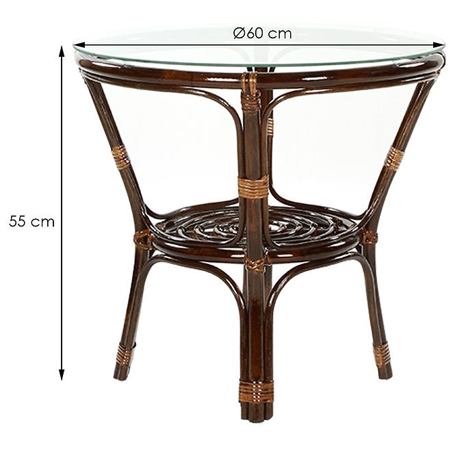 Gartenmöbel Set Tropicana 1+2+1 dunkelbraun / Cappucino