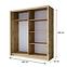 Schrank Roma VI 185cm Eiche Wotan,2