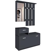 Kleiderschrank Vegas Schwarz