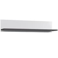 Regal Hey 110cm Wolfram Grau/Grau Matte/Weiß