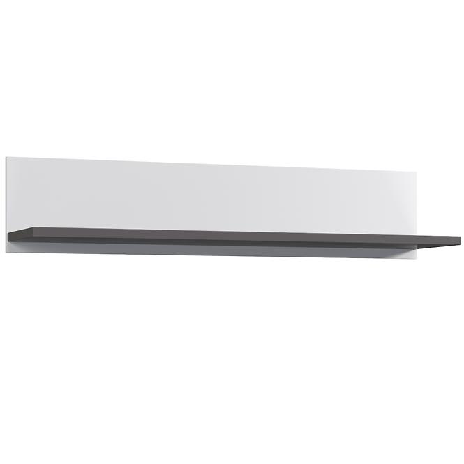 Regal Hey 110cm Wolfram Grau/Grau Matte/Weiß
