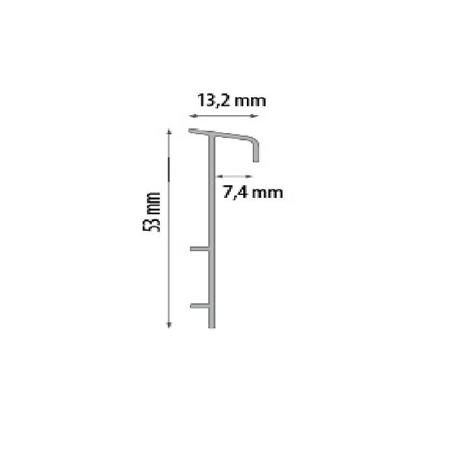 Bodenleiste – dwo 101 Weiß 2,5m