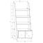 Regal Rack 80cm 1D Eiche Sonoma/Weiß,2