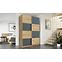 Schrank Alfa 3 150cm Dub Artisan/Graphit,3
