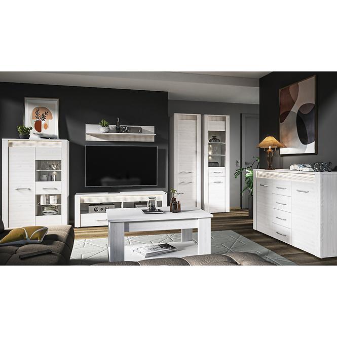 Tv Tisch Clermont 150cm 11 Schneekiefer