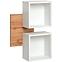 Regal Easy Typ04 Eiche Wotan/Weiß,2