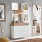 Regal+Spiegel Easy Typ07 Eiche Wotan/Weiß,4