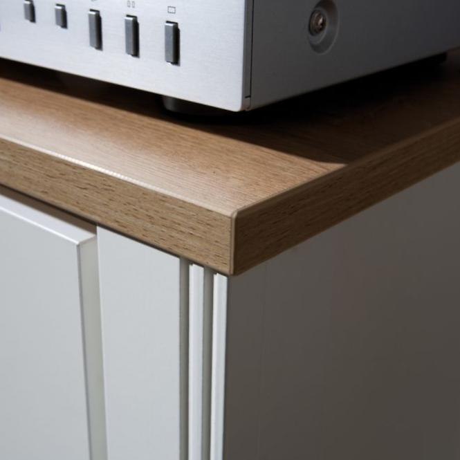 Kommode Berg 116cm Crem/Eiche Gold 