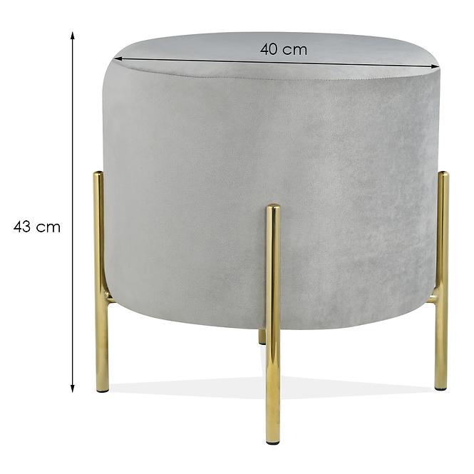 Hocker Muz -205 grau