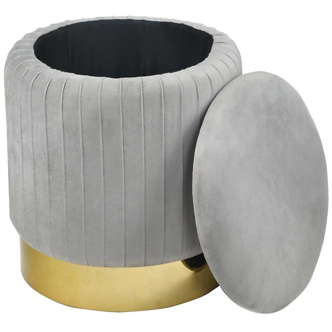 Hocker Muz -208 L grau