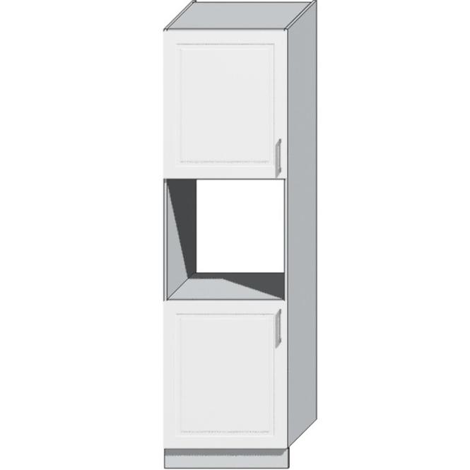Küchenzeile Natalia D60pk 2133 Pl Weiß/Glanz