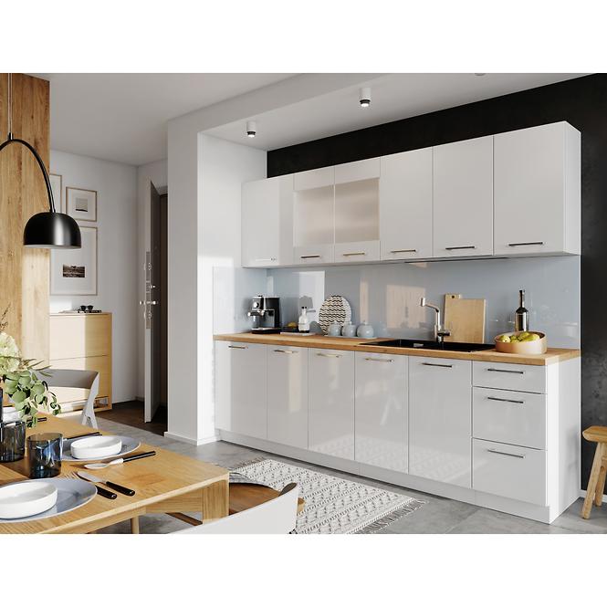 Küchenzeile Vita D60pk 2133 Pl Weiß/Glanz