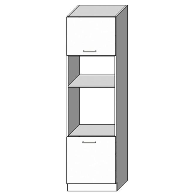 Küchenzeile Vita D60pk Mv2133 Pl Weiß/Glanz