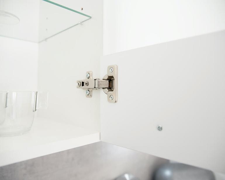 Küchenzeile Vita D40 S1 Pl Weiß/Glanz