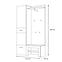 Garderobe Gustavo V + Kissen Eiche Wellington/Weiß,2