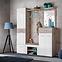 Schrank Gustavo Typ A Wellington/Weißer Glanz,6
