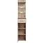 Schrank Gustavo Typ B+C Wellington/Weißer Glanz,2