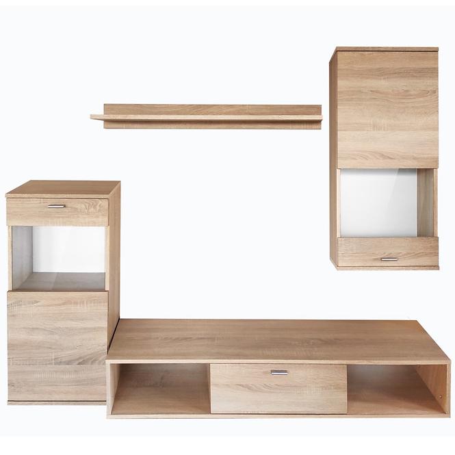 Wohnwand Rico 185cm Eiche Sonoma
