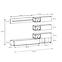 Wohnwand Silk 240cm Antracyt/Wotan,2