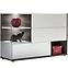 Kommode Sb Silk 120cm White / Pearl Elm / White Gloss