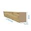 Dekorative Lamellen Wotan-Eiche 30x38x2750mm,2