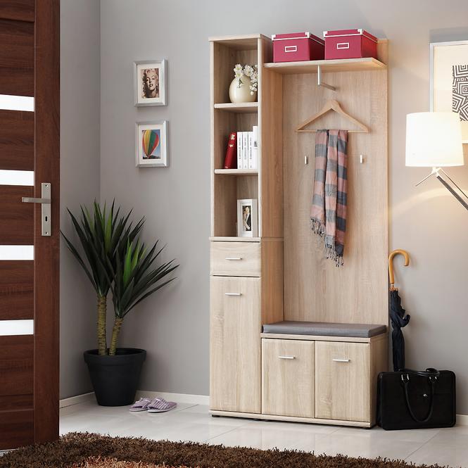 Kissen Schuhschrank Armario Typ F Eiche Sonoma