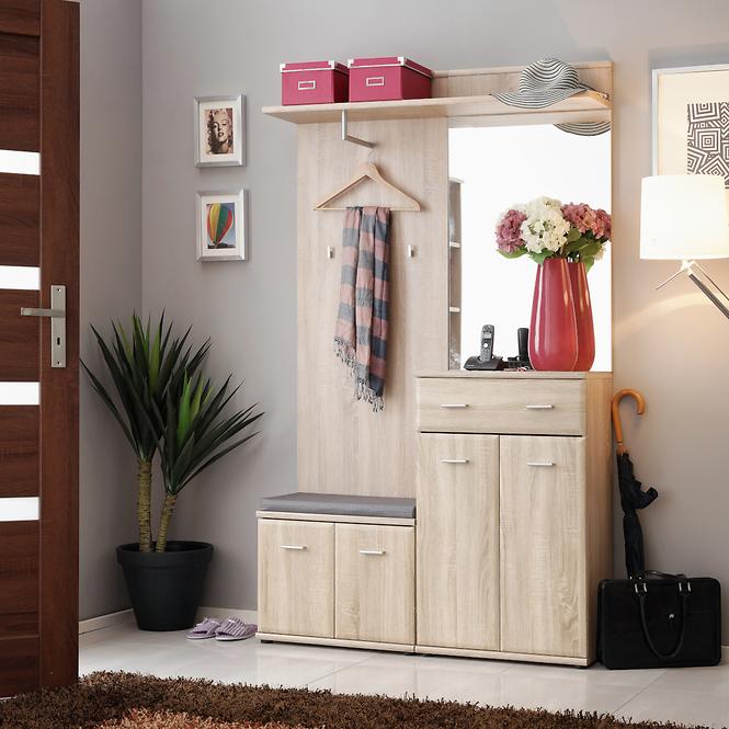 Kissen Schuhschrank Armario Typ F Eiche Sonoma