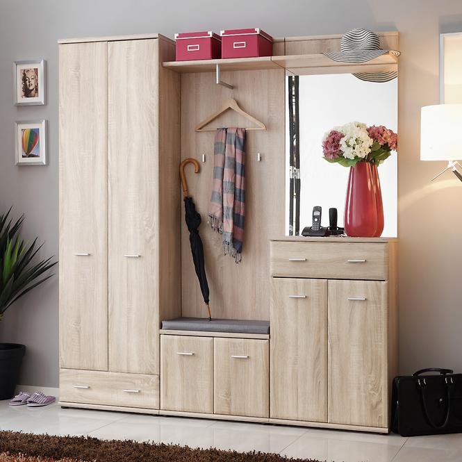 Kissen Schuhschrank Armario Typ F Eiche Sonoma