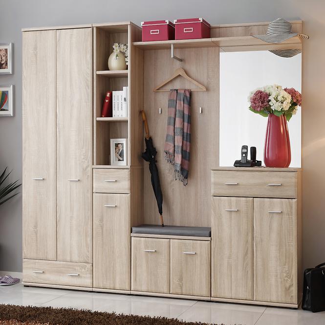 Kissen Schuhschrank Armario Typ F Eiche Sonoma