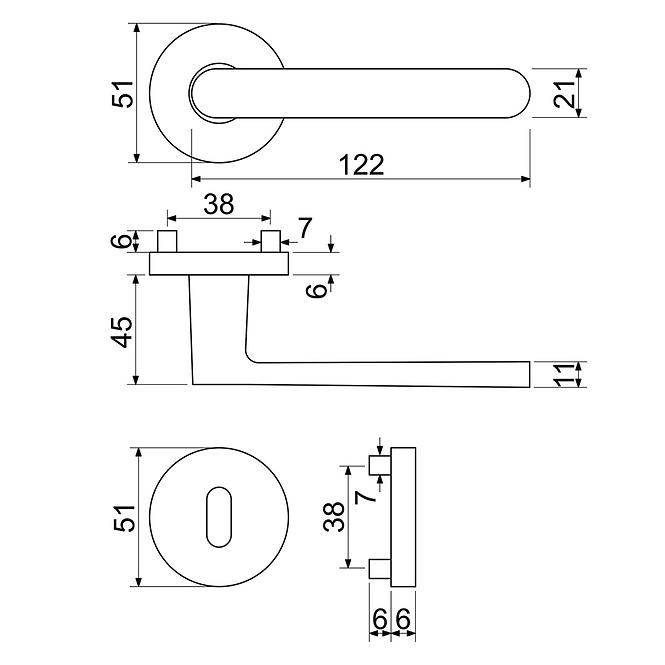 Aluminiumbeschläge rk.k16.como.bb.ce