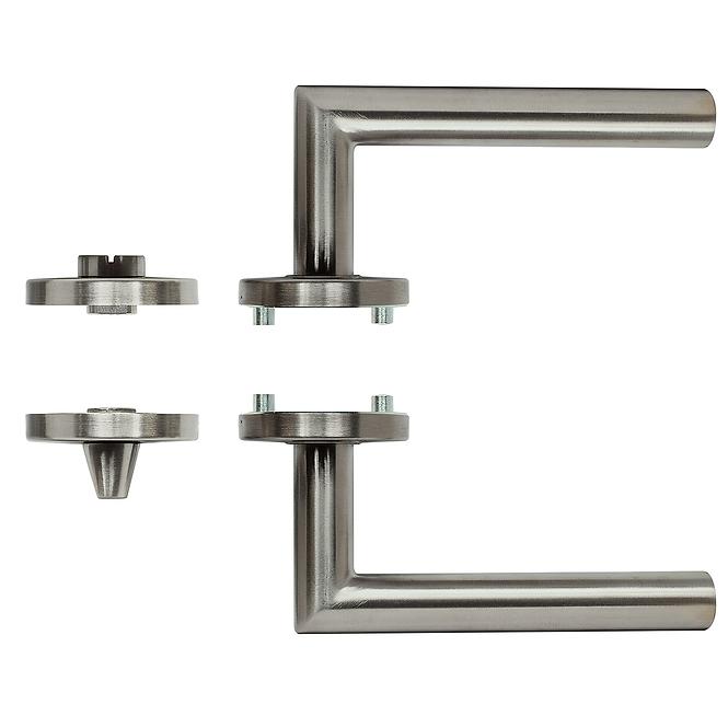 Edelstahlbeschläge rk.l-form.wc.n