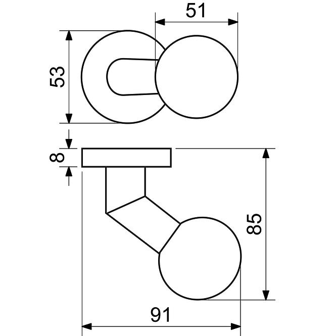 Edelstahlkugel rk.knob.02.fix.n