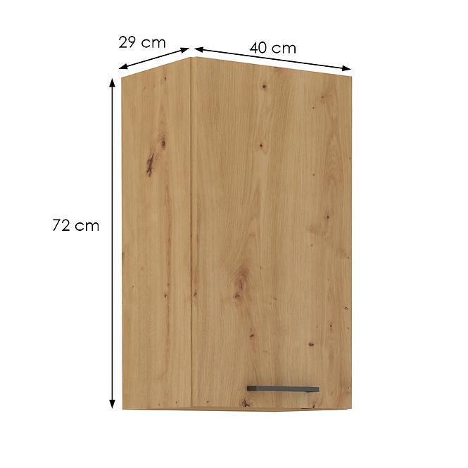Küchenzeile Modena  40g-72 1f Handwerkliche Eiche